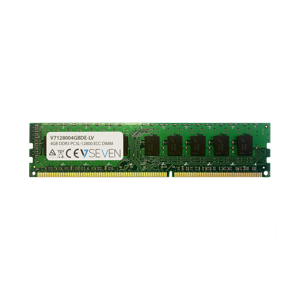 V7  V7128004GBDE-LV - 4 GB 1 x 4 GB DDR3 1600MHz ECC memory module