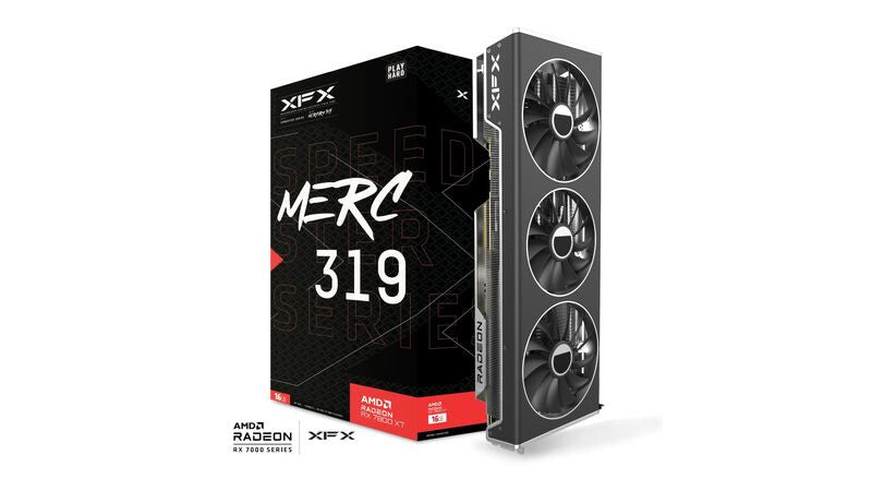 XFX Speedster MERC 319 &quot;Black Edition&quot; - AMD 16 GB GDDR6 Radeon RX 7800 XT graphics card