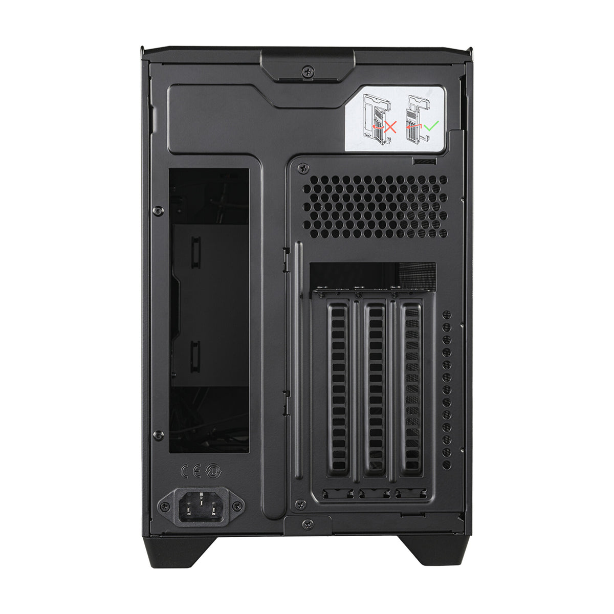 Cooler Master MasterBox NR200P V2 - Mini ITX Desktop Case in Black