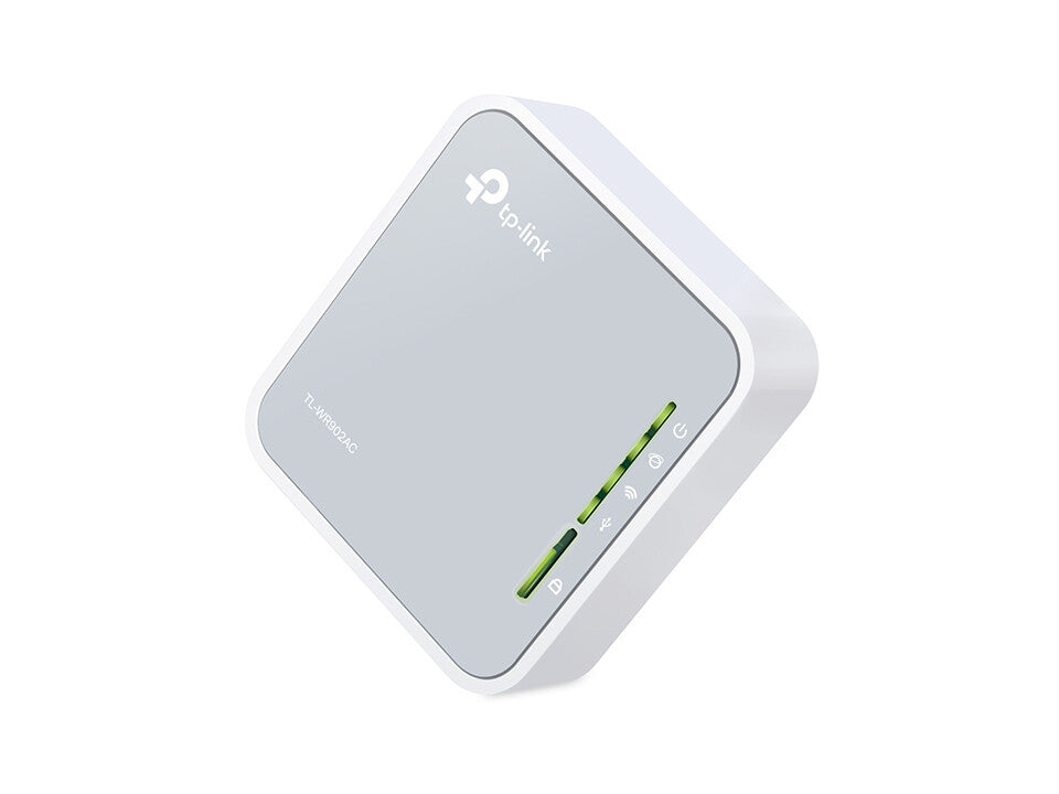 TP-Link TL-WR902AC - Fast Ethernet Dual-band (2.4 GHz / 5 GHz) 4G wireless travel router in White