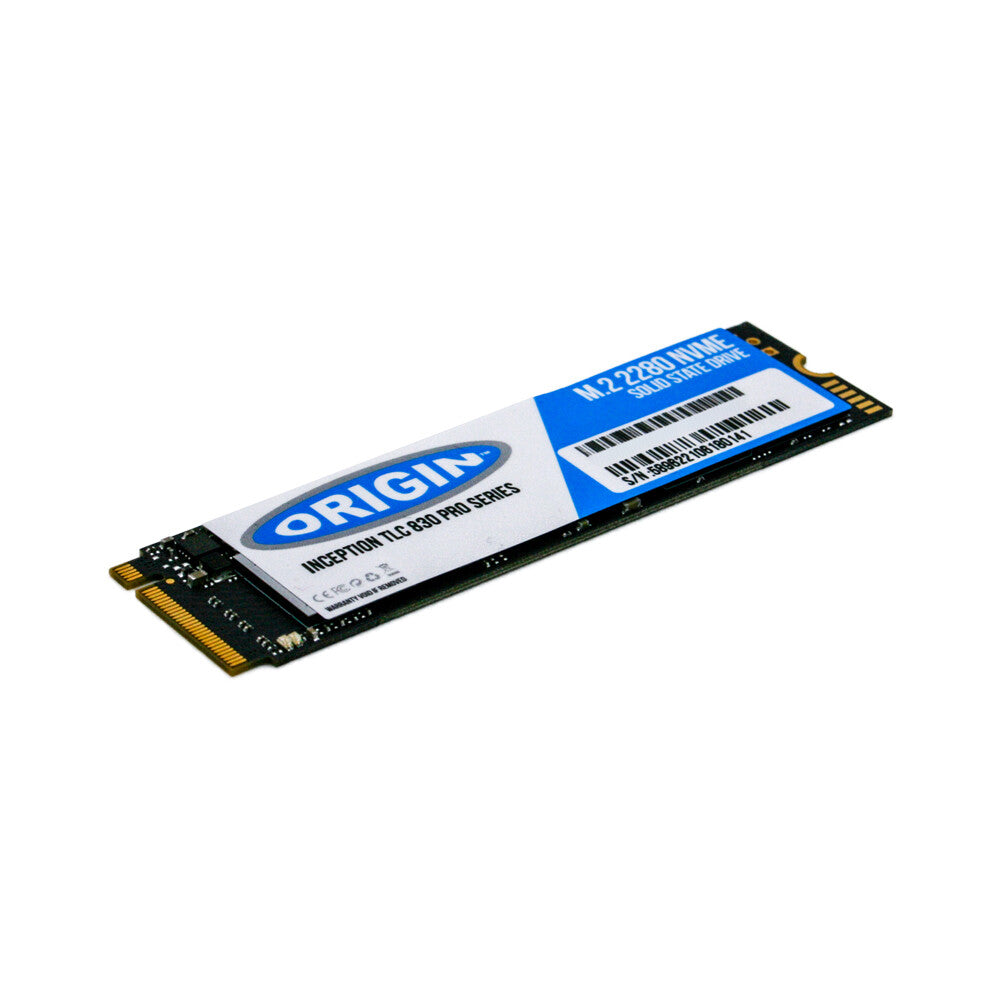 Origin Storage Inception TLC830 Pro Series -  PCIe 3.0 NVMe 3D TLC M.2 SSD - 256 GB