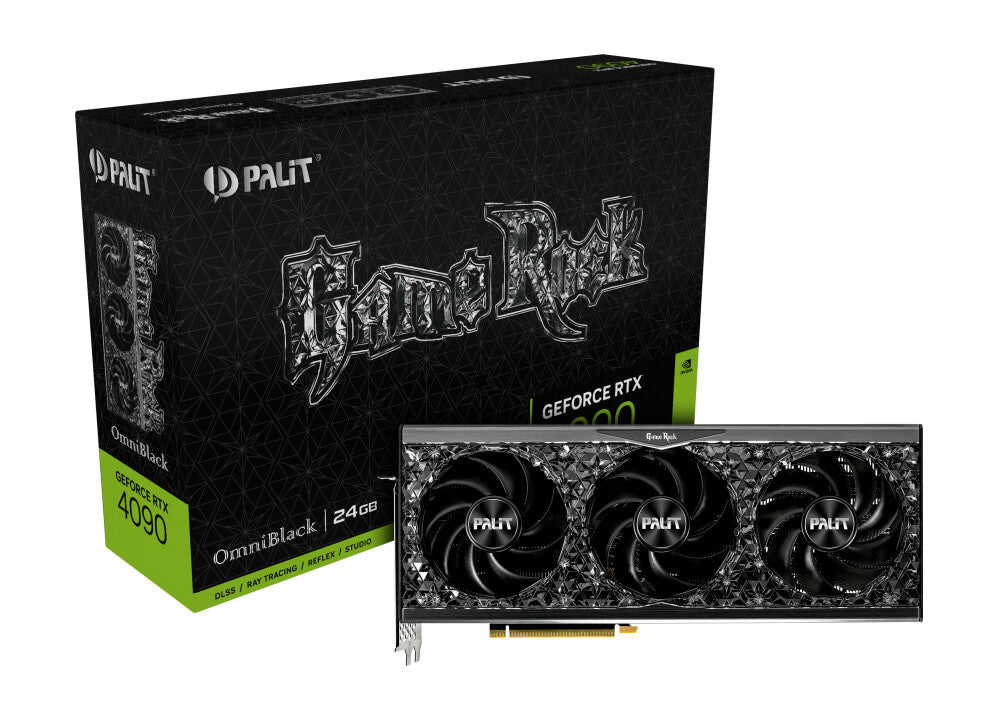 Palit GameRock OmniBlack Edition -  NVIDIA 24 GB GDDR6X GeForce RTX 4090 graphics card