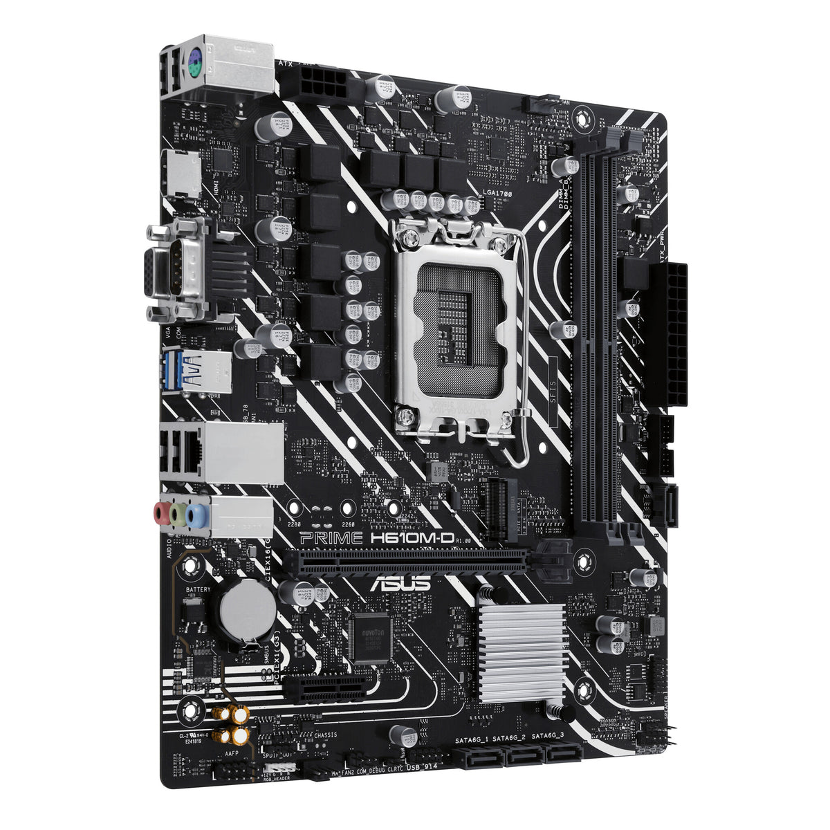 ASUS PRIME H610M-D micro ATX motherboard - Intel H610 LGA 1700