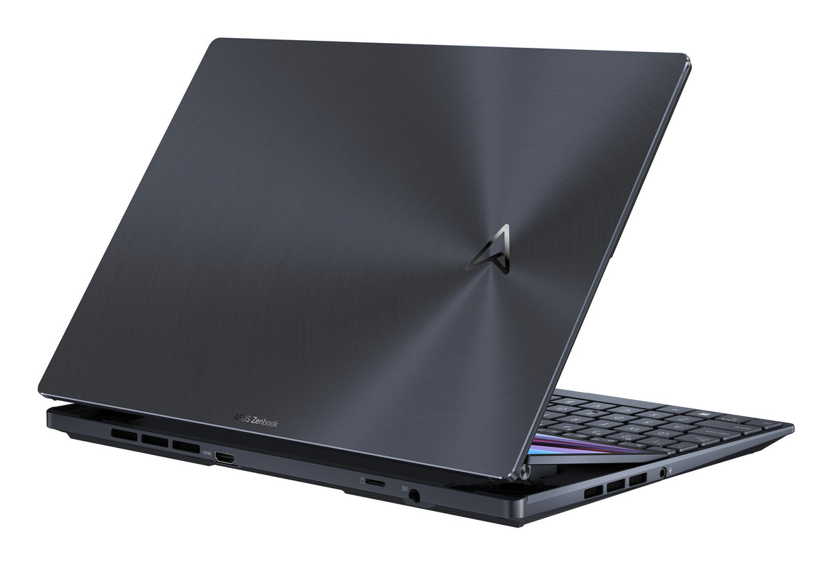 ASUS Zenbook Pro 14 Duo OLED Laptop - 36.8 cm (14.5&quot;) - Touchscreen - Intel® Core™ i9-12900H - 32 GB LPDDR5-SDRAM - 1 TB SSD - NVIDIA GeForce RTX 3050 Ti - Wi-Fi 6E - Windows 11 Home - Black