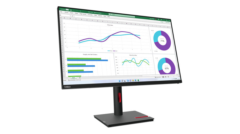 Lenovo ThinkVision T32H-30 - 80 cm (31.5&quot;) - 2560 x 1440 pixels QHD LED Monitor