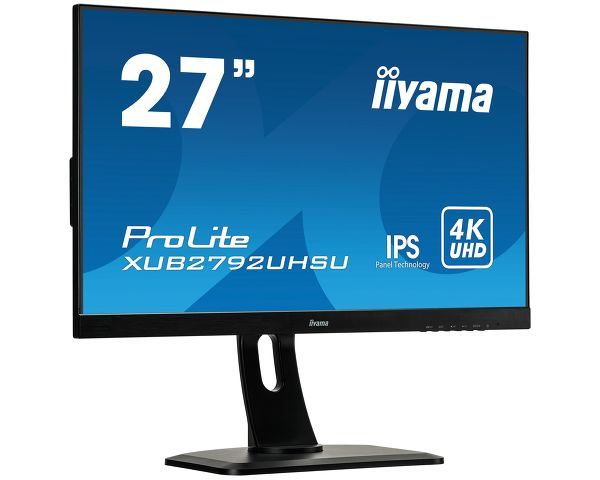 iiyama ProLite XUB2792UHSU-B1 LED display 68.6 cm (27&quot;) 3840 x 2160 pixels 4K Ultra HD Black Monitor