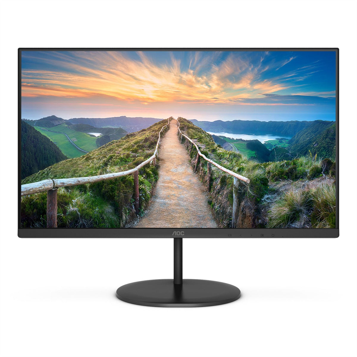 AOC V4 U27V4EA Computer Monitor 68.6 cm (27&quot;) 3840 x 2160 pixels 4K Ultra HD LED Black