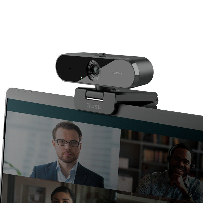 Trust TW-200 - 1920 x 1080 pixels USB webcam in Black