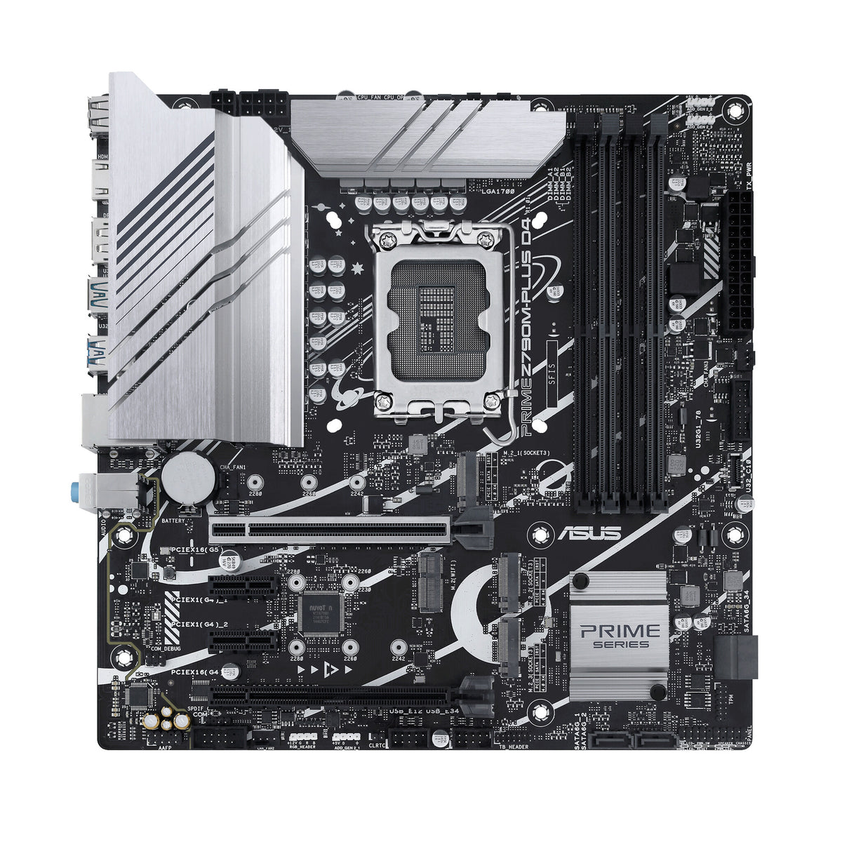 ASUS PRIME Z790M-PLUS D4 micro ATX motherboard - Intel Z790 LGA 1700