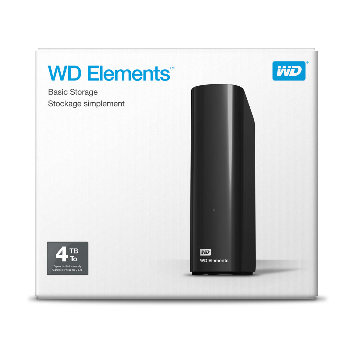 Western Digital Elements Desktop - External hard drive - 4 TB