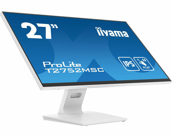 iiyama ProLite T2752MSC-W1 computer monitor 68.6 cm (27&quot;) 1920 x 1080 pixels Full HD LED Touchscreen White