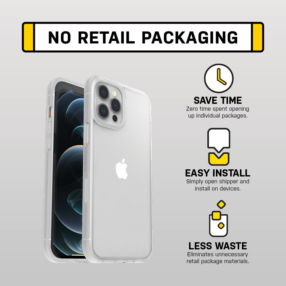 OtterBox React Series for iPhone 12 / 12 Pro in Transparent - No Packaging