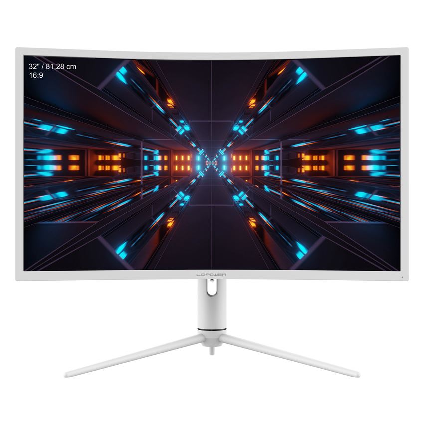 LC-Power LC-M32-QHD-165-C-K computer monitor 81.3 cm (32&quot;) 2560 x 1440 pixels Quad HD LCD White