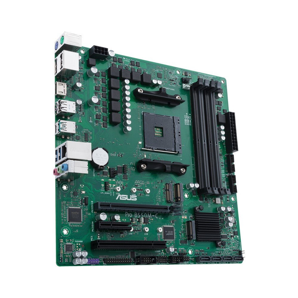 ASUS PRO B550M-C/CSM micro ATX motherboard - AMD B550 Socket AM4