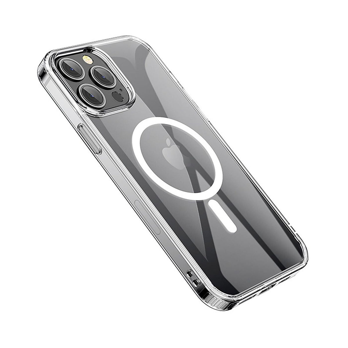 eSTUFF BERLIN Magnetic Hybrid mobile phone case for iPhone 14 Pro Max in Transparent