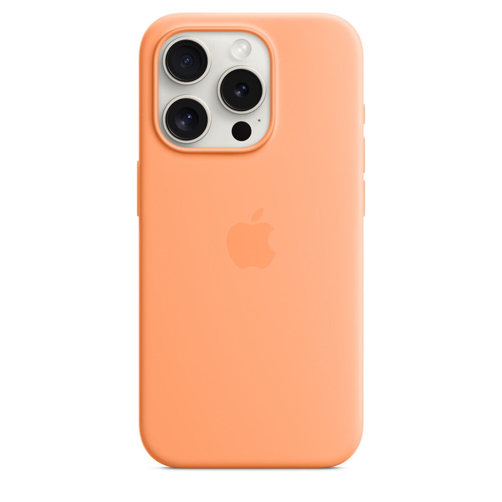 Apple mobile phone case for iPhone 15 Pro in Orange Sorbet