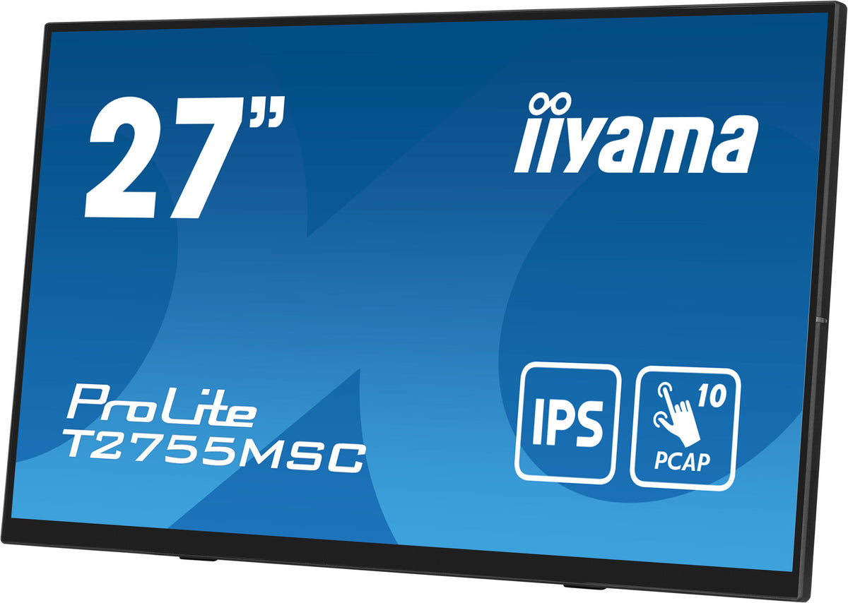 iiyama ProLite T2755MSC-B1 - 68.6 cm (27&quot;) - 1920 x 1080 pixels Full HD LED Touchscreen Tabletop Monitor