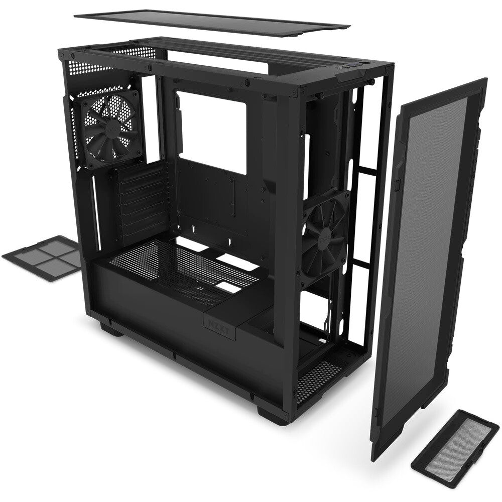 NZXT H7 Flow - ATX Mid Tower Case in Black