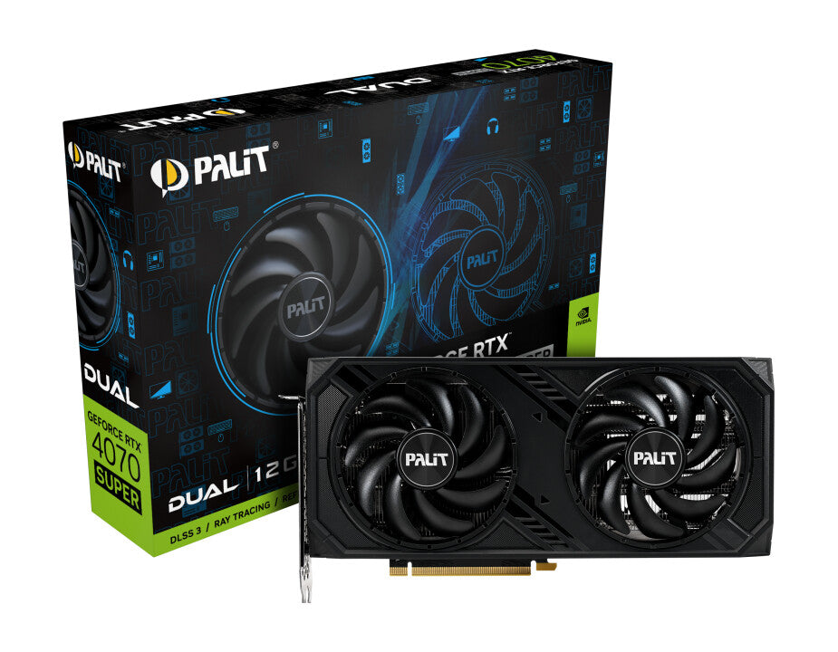 Palit Dual - NVIDIA 12 GB GDDR6X GeForce RTX 4070 SUPER graphics card