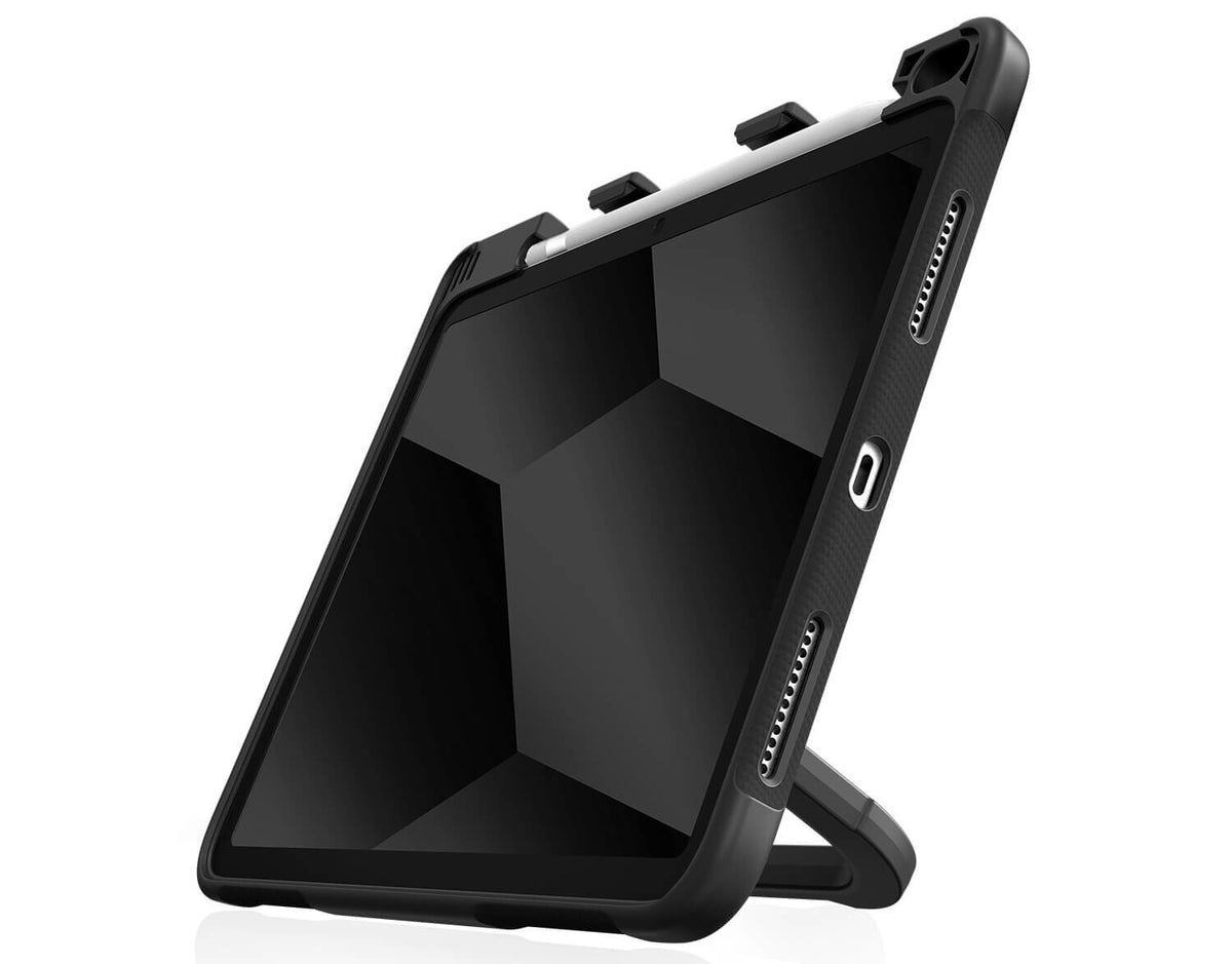 STM Dux Swivel Folio Case for 10.9&quot; iPad in Black / Transparent