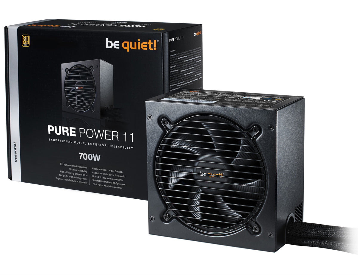 be quiet! Pure Power 11 - 700W 80+ Gold Non-Modular Power Supply Unit