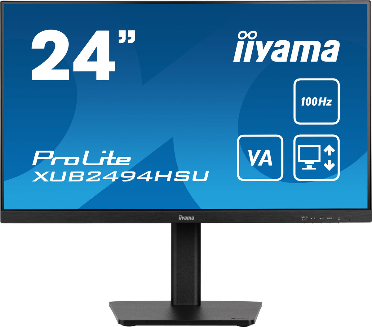 iiyama ProLite XUB2494HSU-B6 - 60.5 cm (23.8&quot;) - 1920 x 1080 pixels FHD LED Monitor