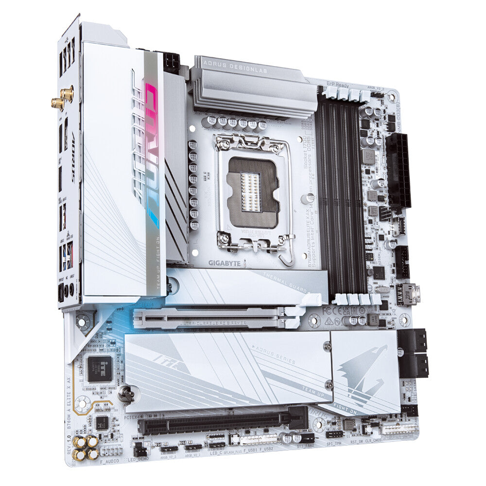 Gigabyte B760M AORUS ELITE X AX ATX motherboard - Intel B760 LGA 1700