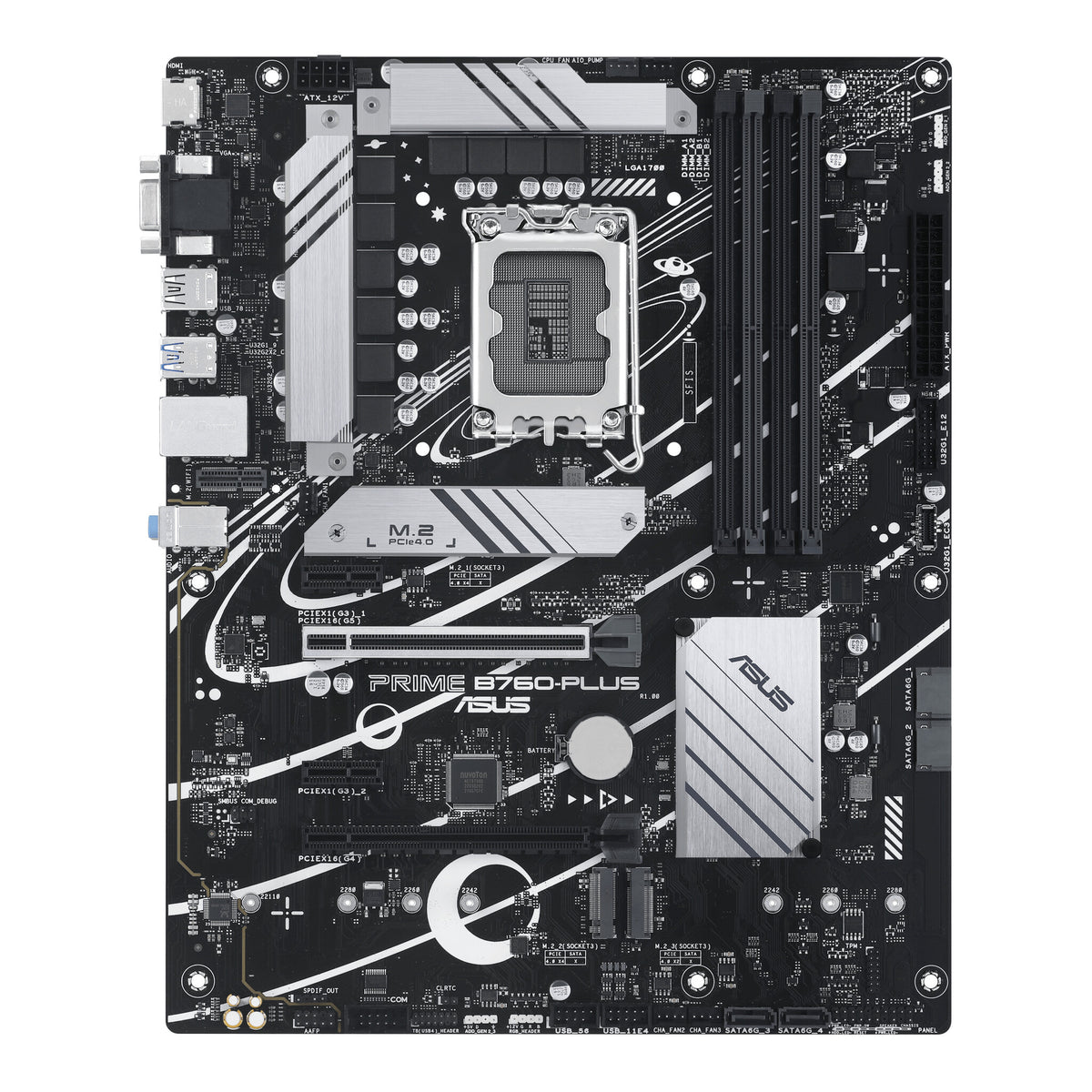 ASUS PRIME B760-PLUS ATX motherboard - Intel B760 LGA 1700