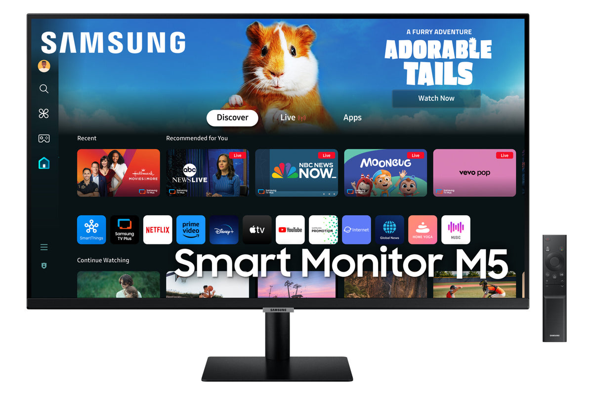 Samsung Smart Monitor M5 -  68.6 cm (27&quot;) - 1920 x 1080 pixels Full HD LED Monitor