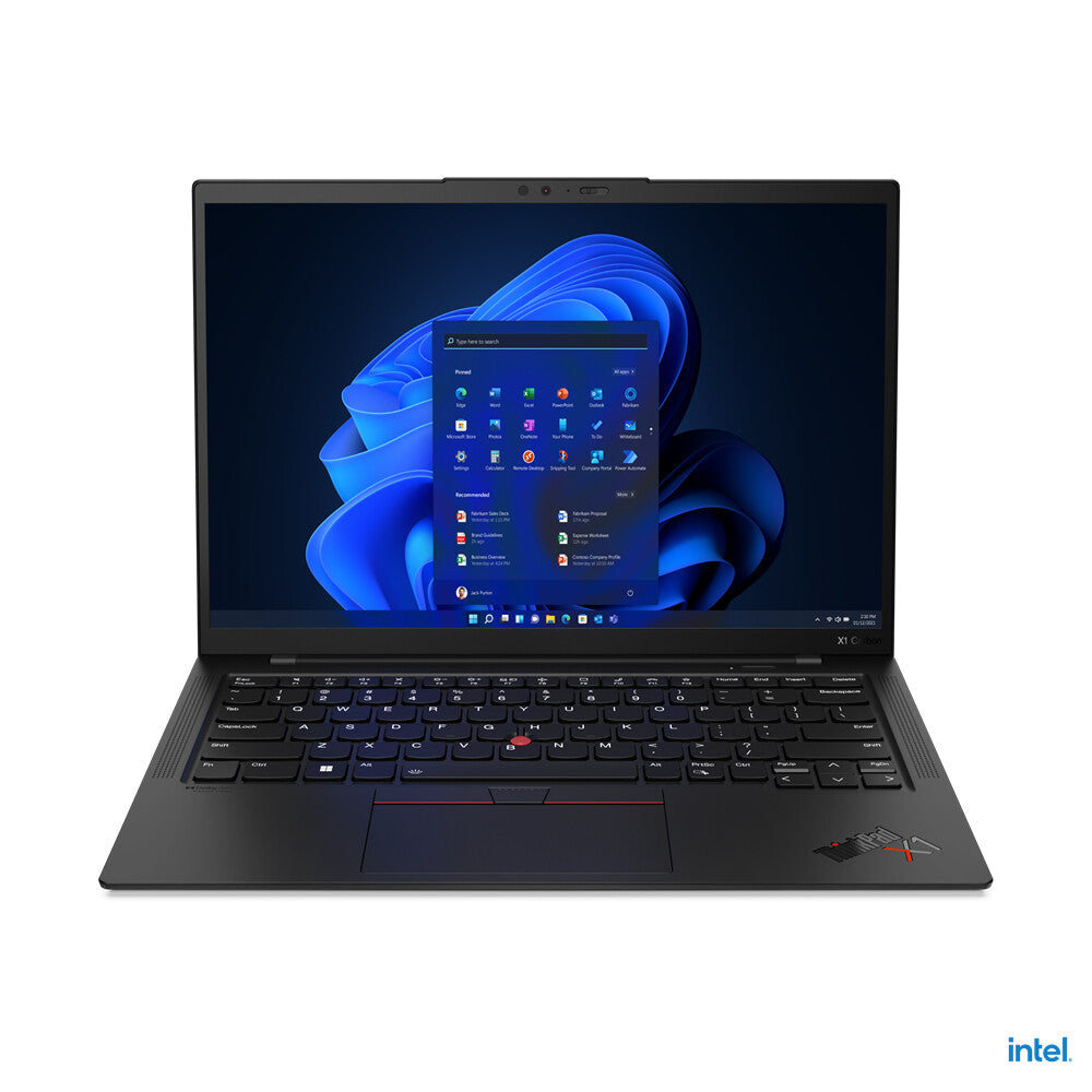 Lenovo ThinkPad X1 Carbon Gen 10 Laptop - 35.6 cm (14&quot;) - Intel® Core™ i7-1260P - 16 GB LPDDR5-SDRAM - 512 GB SSD - Wi-Fi 6E - Windows 11 Pro - Black