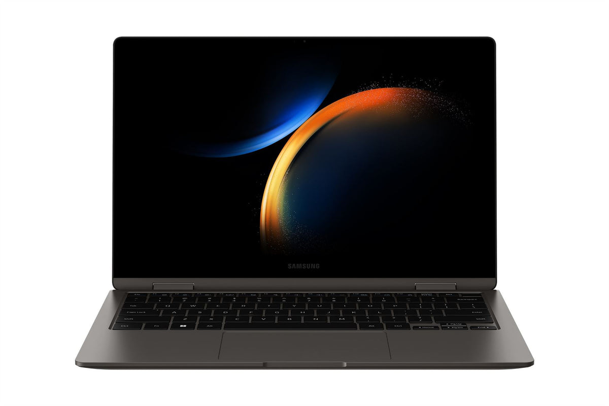 Samsung Galaxy Book3 360 Enterprise Edition Hybrid (2-in-1) 33.8 cm (13.3&quot;) Touchscreen Full HD Intel® Core™ i5 i5-1340P 8 GB LPDDR4x-SDRAM 256 GB SSD Wi-Fi 6E (802.11ax) Windows 11 Pro Graphite