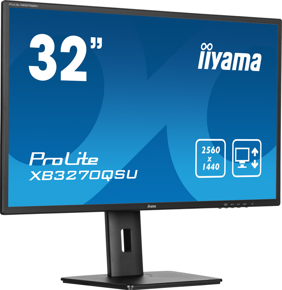 iiyama ProLite XB3270QSU-B1 - 81.3 cm (32&quot;) - 2560 x 1440 pixels Wide Quad HD LED Monitor