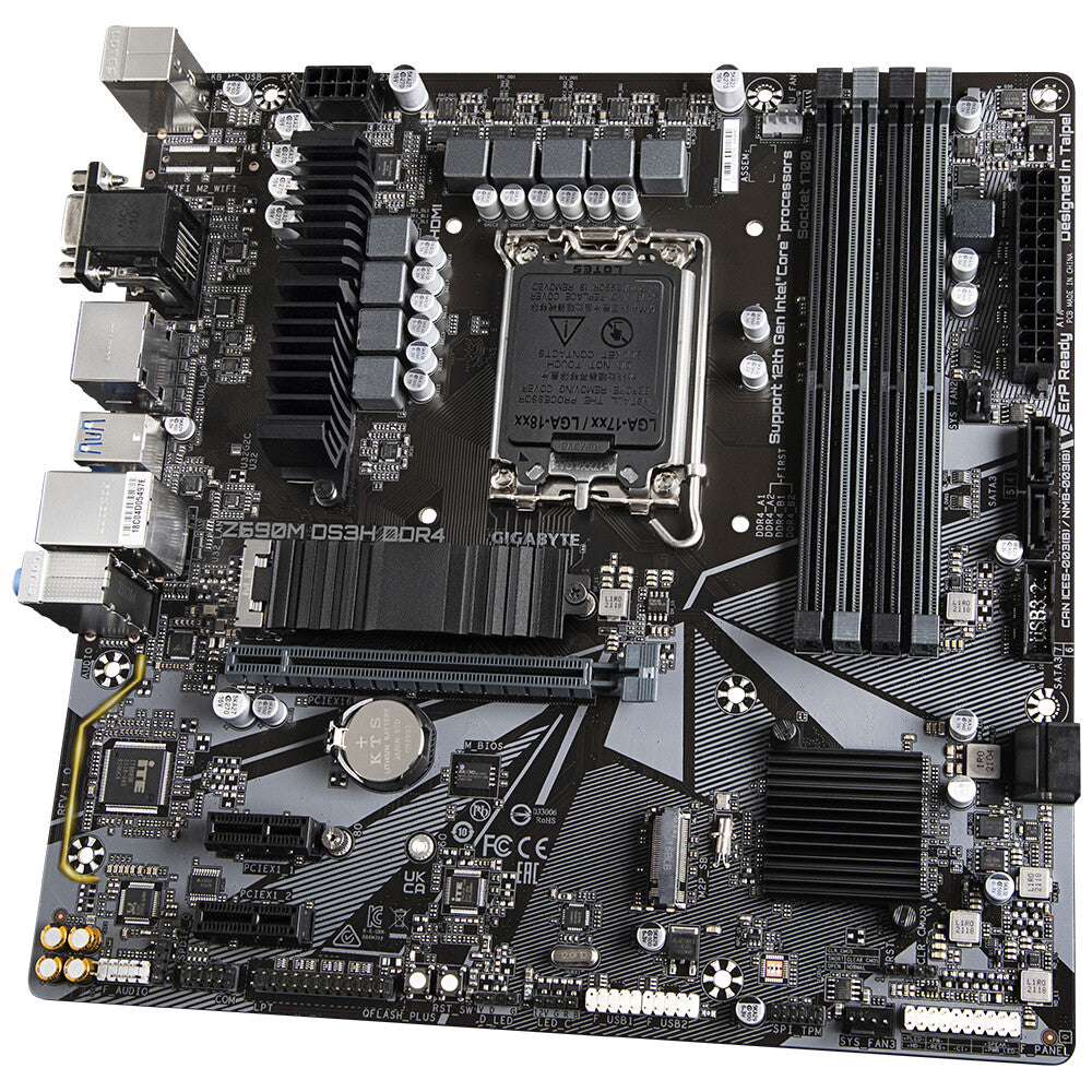 Gigabyte Z690M DS3H DDR4 (rev. 1.0) - Intel Z690 LGA 1700 micro ATX motherboard