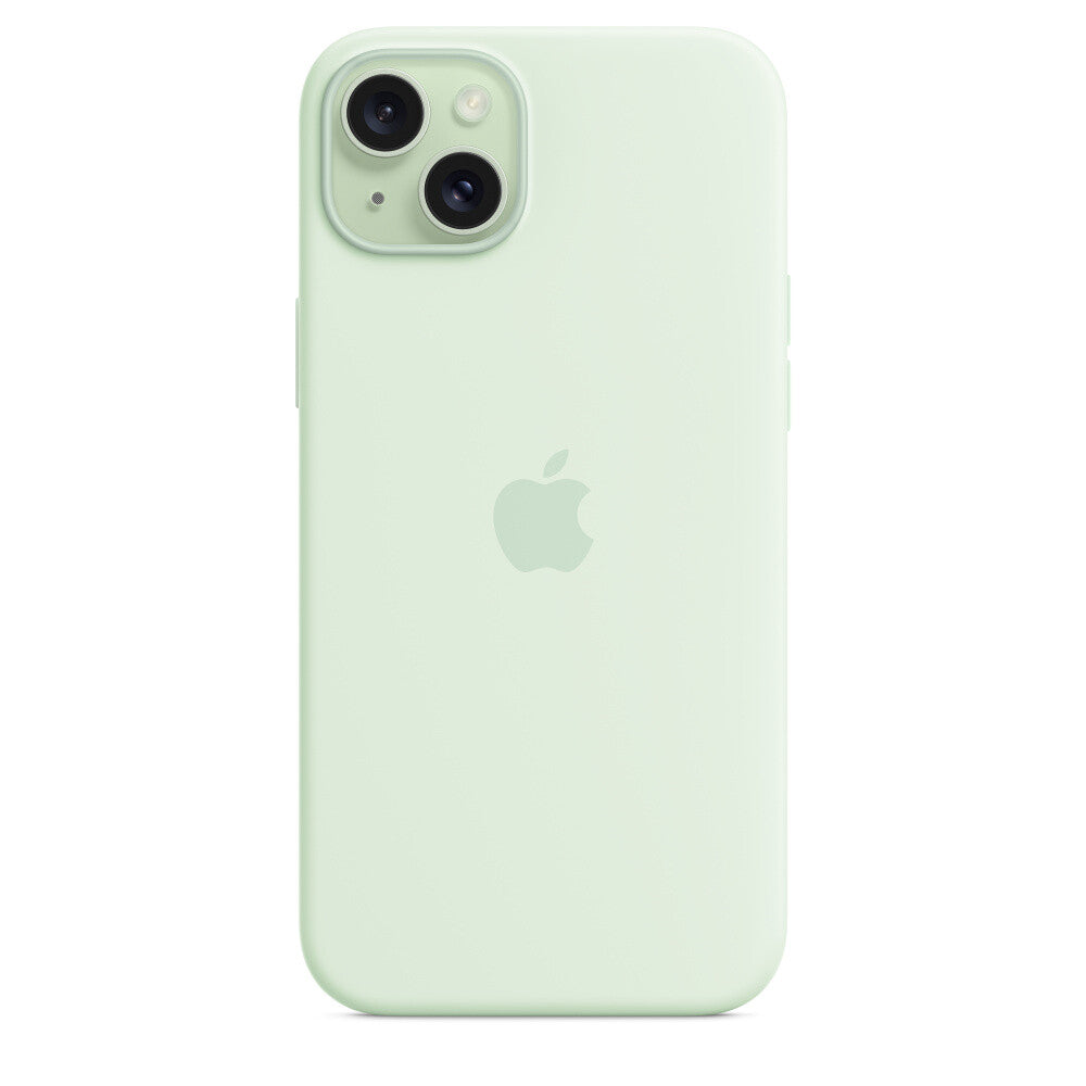 Apple MWNG3ZM/A - Silicone Case with MagSafe for iPhone 15 Plus in Soft Mint
