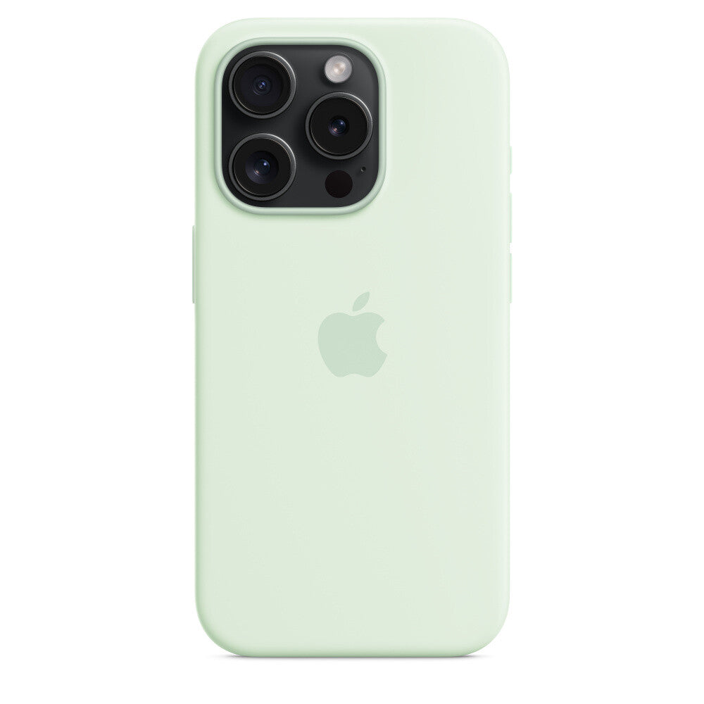 Apple MWNL3ZM/A - Silicone Case with MagSafe for iPhone 15 Pro in Soft Mint