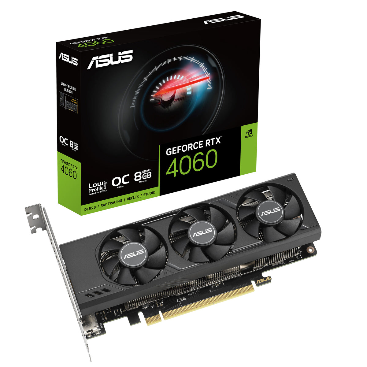 ASUS Low Profile OC Edition - NVIDIA 8 GB GDDR6 GeForce RTX 4060 graphics card