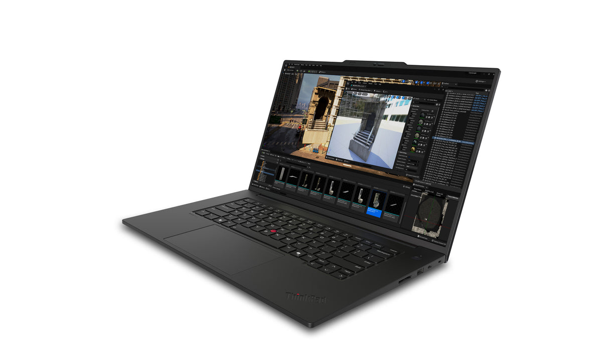 Lenovo ThinkPad P1 (Gen 7) Laptop - 40.6 cm (16&quot;) - Intel Core Ultra 7 155H - 32 GB LPDDR5x-SDRAM - 1 TB SSD - NVIDIA RTX 2000 Ada - Wi-Fi 7 - Windows 11 Pro - Black