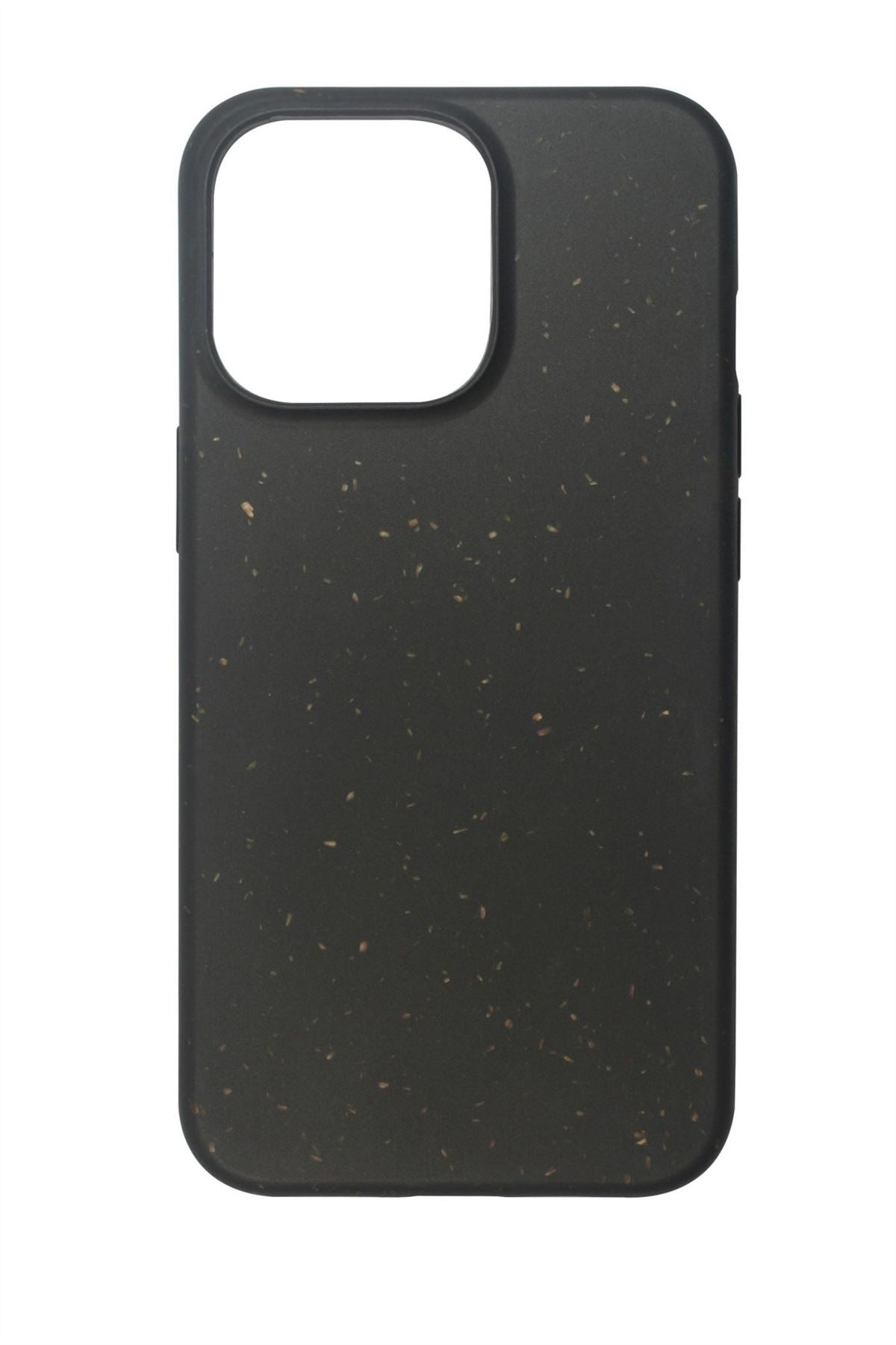 eSTUFF 100% Biodegradable case for iPhone 13 Pro Max mobile phone case 17 cm (6.7&quot;) Cover Black