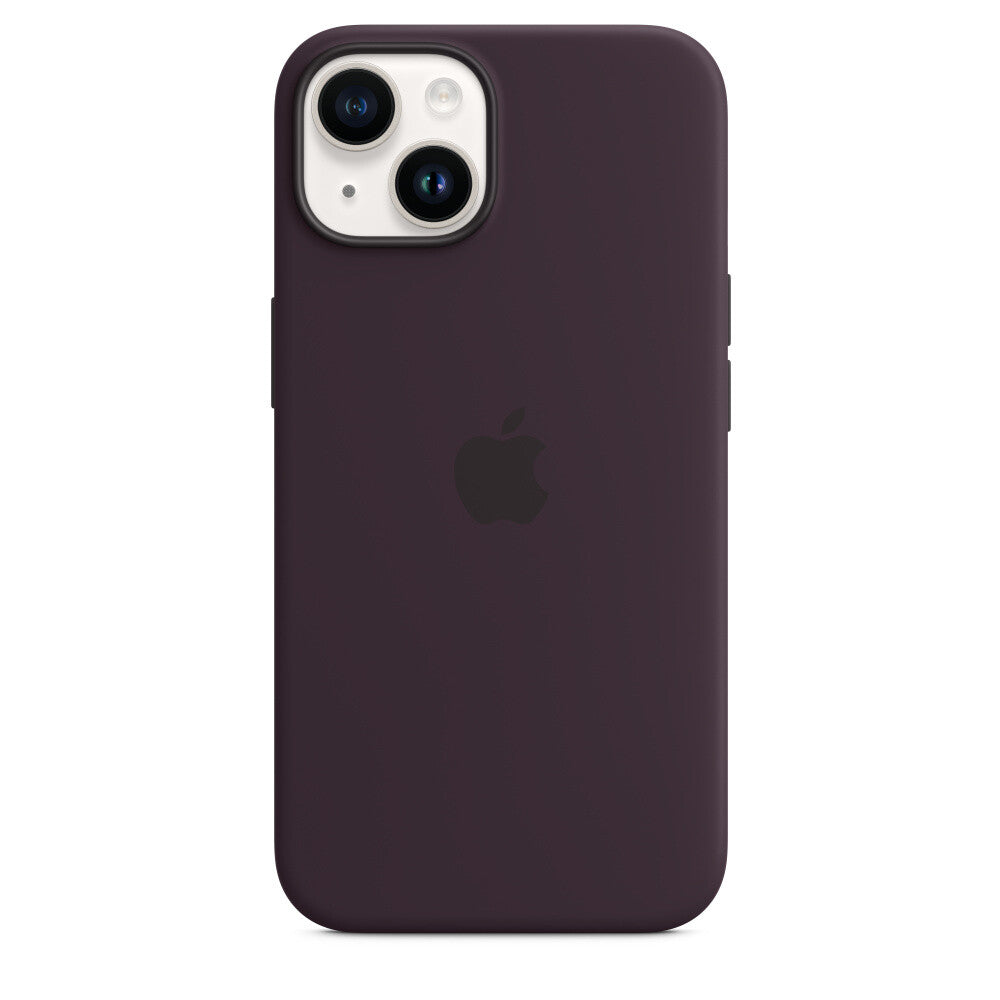 Apple iPhone 14 Silicone Case with MagSafe in Elderberry