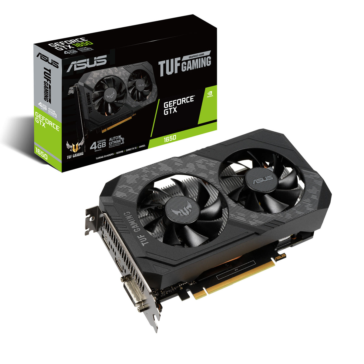 ASUS TUF Gaming - NVIDIA 4 GB GDDR6 GeForce GTX 1650 graphics card