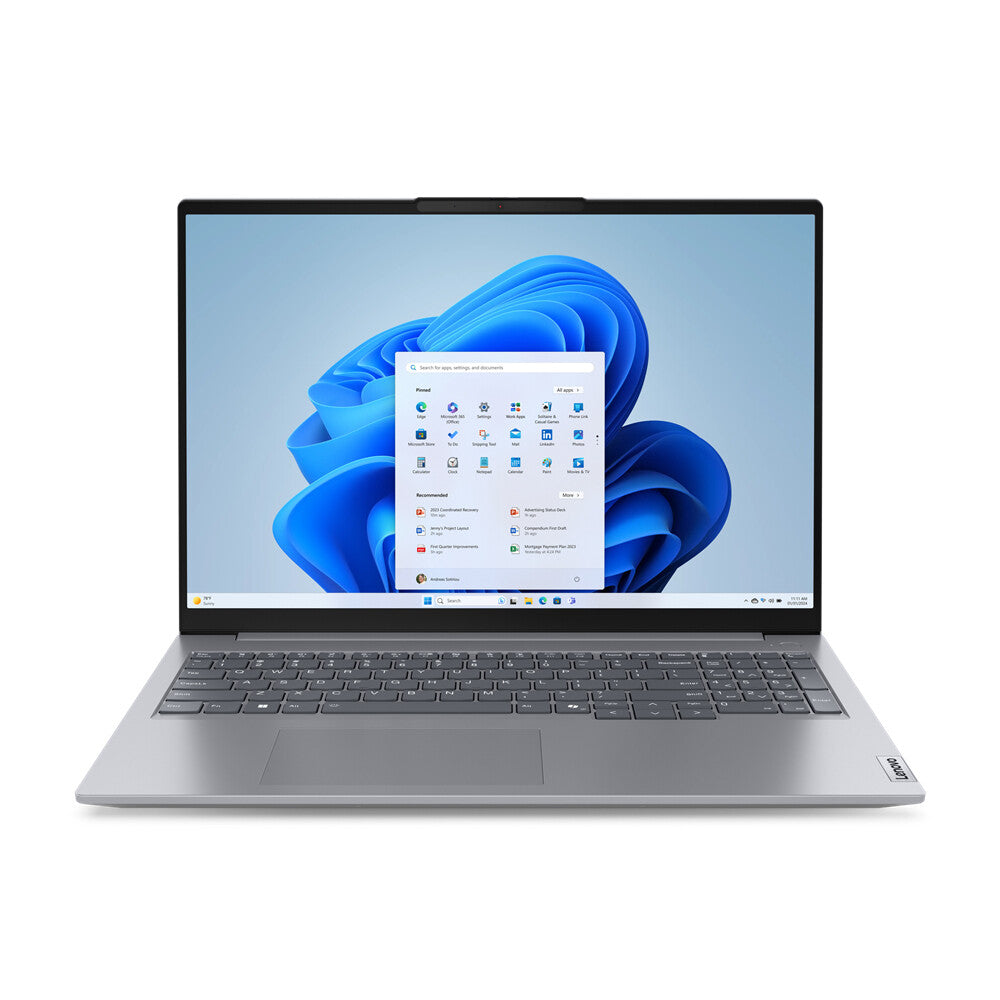 Lenovo ThinkBook 16 G7 IML Laptop - 40.6 cm (16&quot;) - Intel Core Ultra 5 125U - 16 GB DDR5-SDRAM - 512 GB SSD - Wi-Fi 6E - Windows 11 Pro - Grey