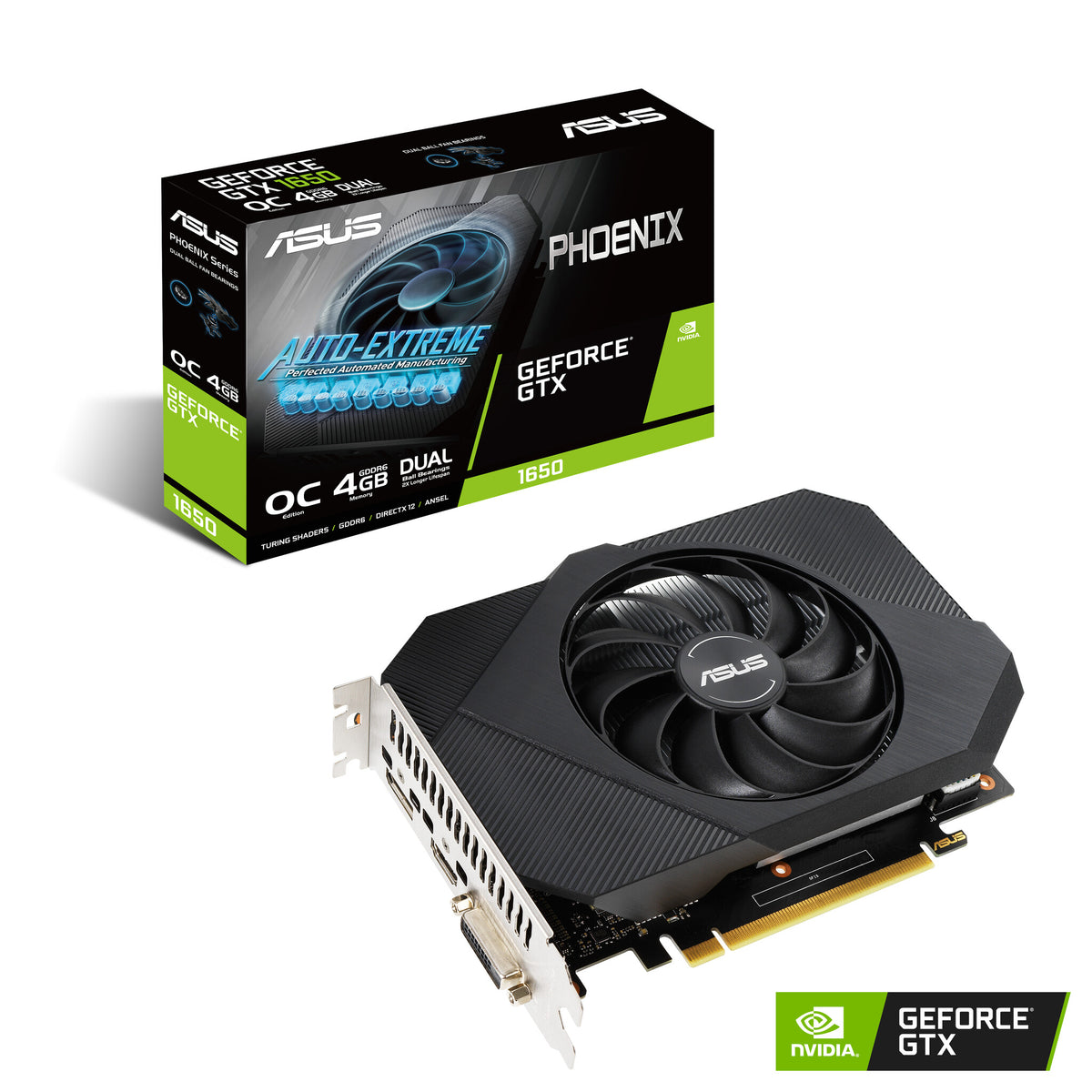 ASUS Phoenix - NVIDIA 4 GB GDDR6 GeForce GTX 1650 graphics card