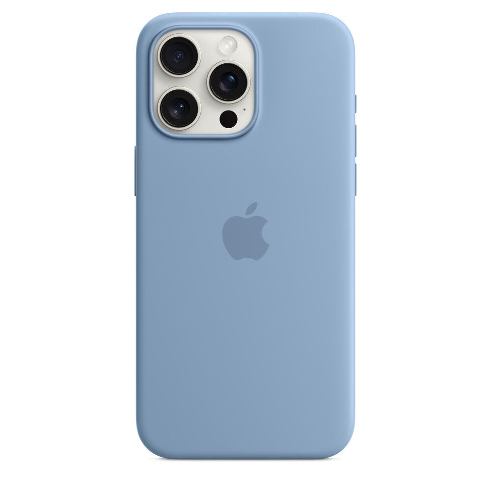 Apple MT1Y3ZM/A - Silicone Case with MagSafe for iPhone 15 Pro Max in Winter Blue