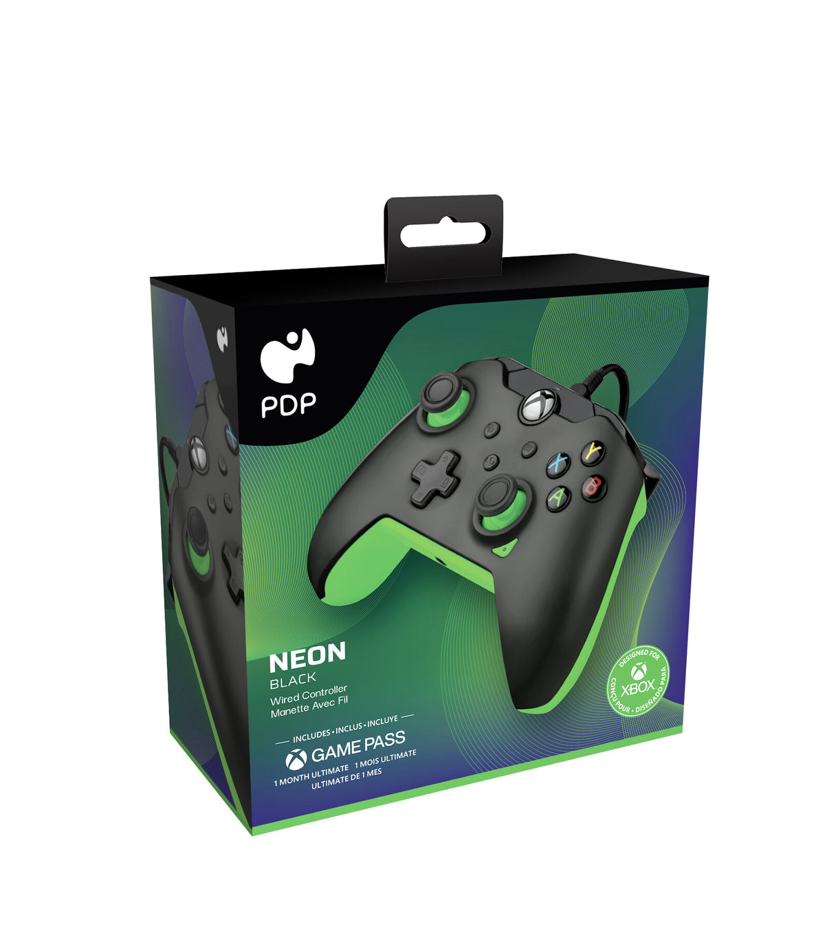 PDP - Wired Controller for PC / Xbox Series X|S in Neon Black