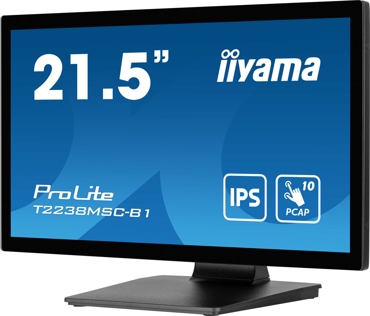 iiyama ProLite T2238MSC-B1 computer monitor 54.6 cm (21.5&quot;) 1920 x 1080 pixels Full HD LED Touchscreen Black