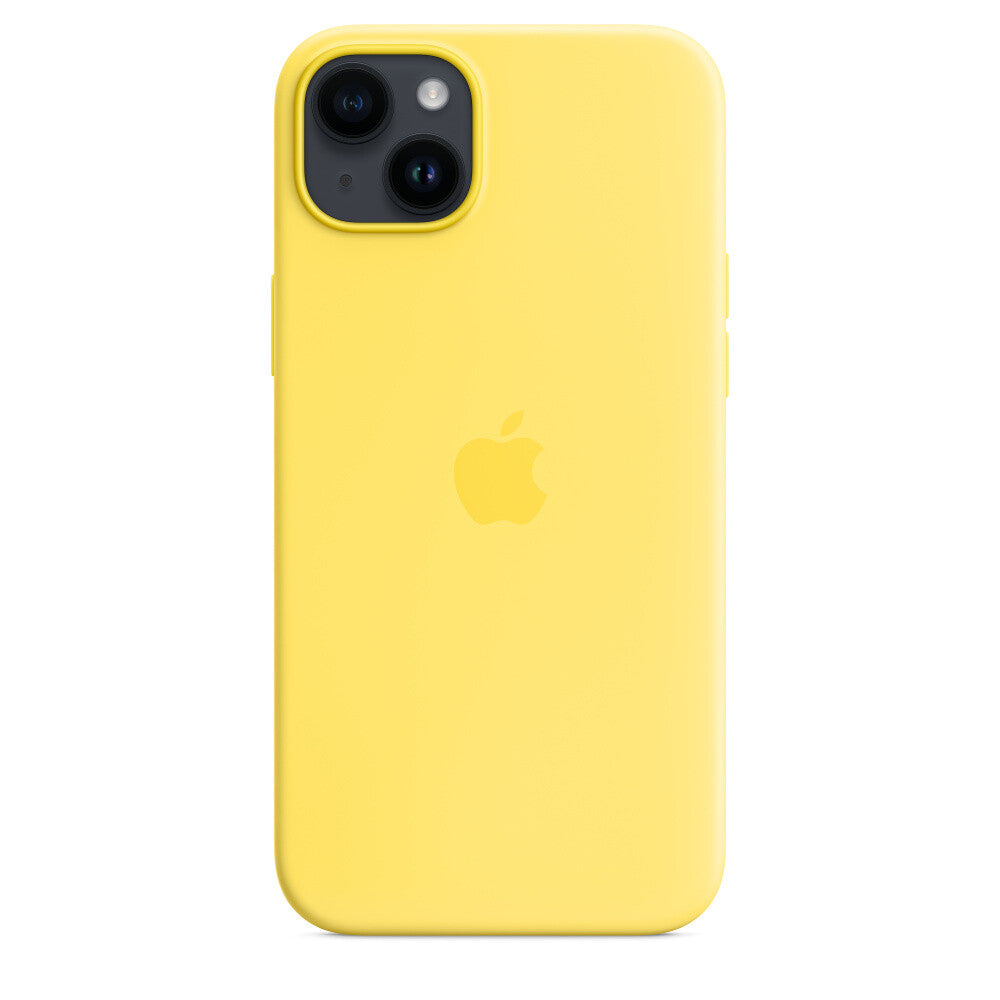 Silicone Case with MagSafe for iPhone 14 Plus  in Canary Yellow