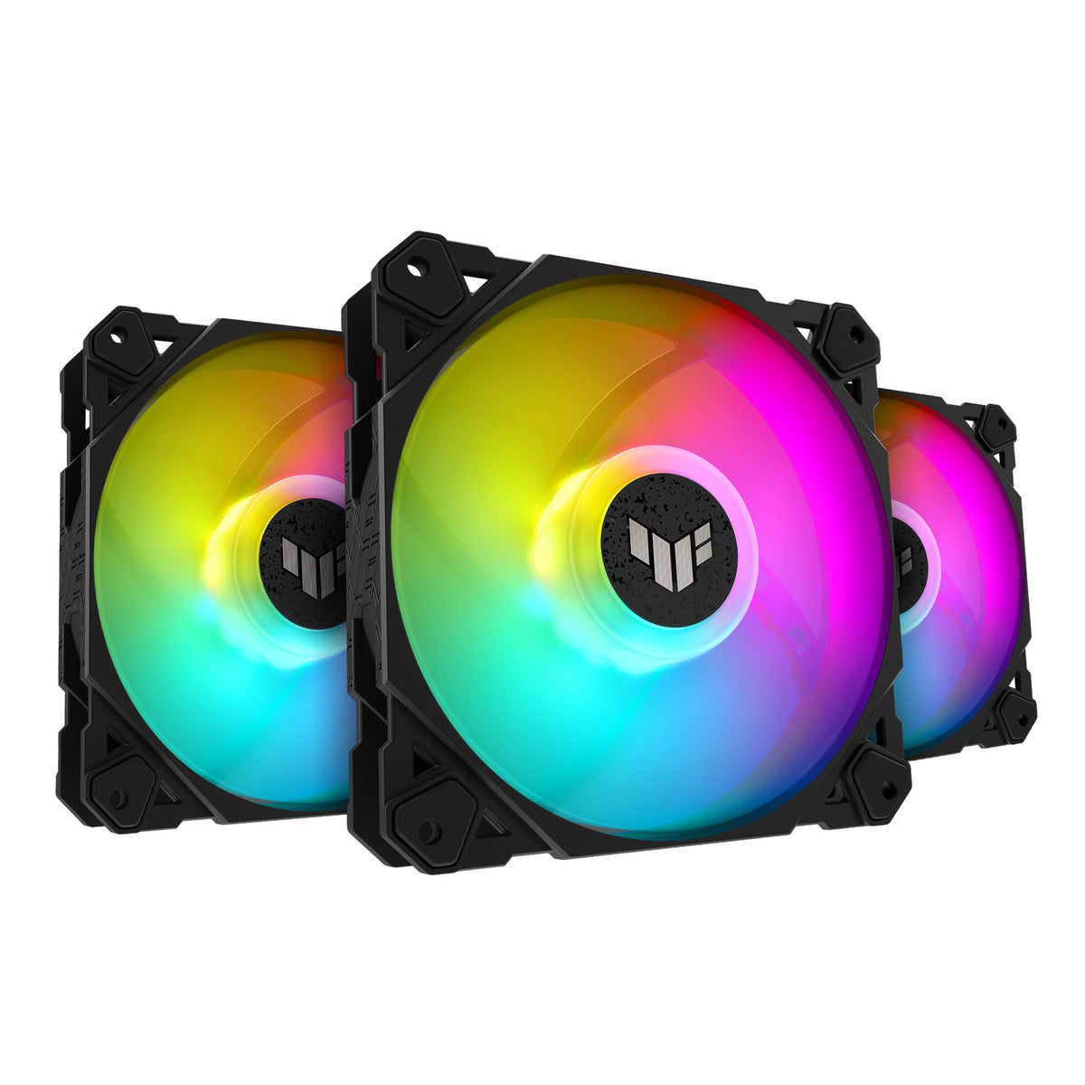 ASUS TUF Gaming TF120 ARGB - Computer Case Fan in Black - 120mm (Pack of 3)