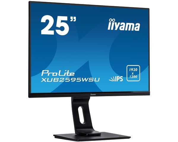 iiyama ProLite XUB2595WSU-B1 LED display 63.5 cm (25&quot;) 1920 x 1200 pixels WUXGA Black Monitor