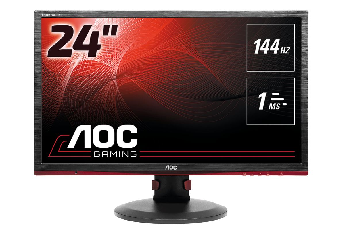 AOC 60 Series G2460PF Computer Monitor 59.9 cm (23.6&quot;) 1920 x 1080 pixels Full HD LED Black