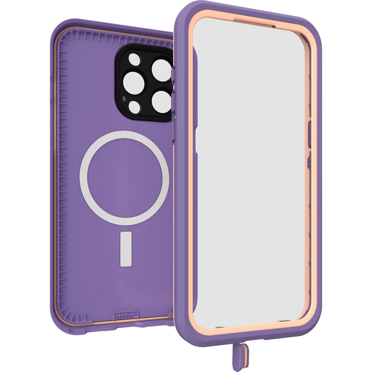OtterBox Frē Series for iPhone 15 Pro Max in Rule of Plum (Purple)